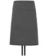 DE106 DP110 Dennys Polyester Waist Apron with Pocket Storm Grey colour image